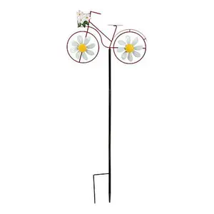 Plow & Hearth Plow & Hearth Metal Bicycle Wind Spinner Garden Stake