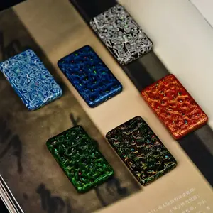 Traditional Natural Lacquer Collection Jianzhan Cup with Opal Inlay in Vibrant Colors for Unique Decor