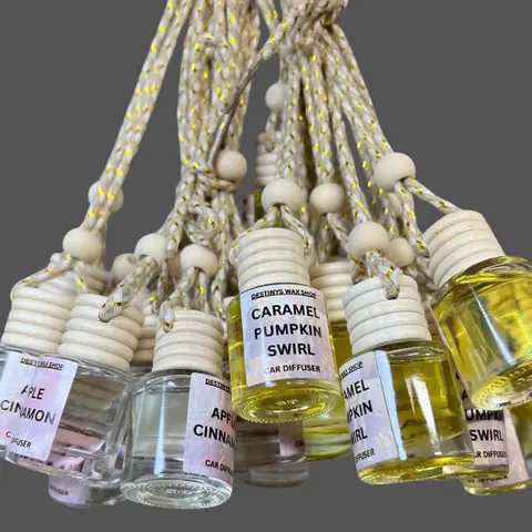 5 PACK CAR DIFFUSER BUNDLE - CAR AIR FRESHENERS  - STOCKING STUFFERS - BASKET FILLERS - NON CUSTOMIZABLE