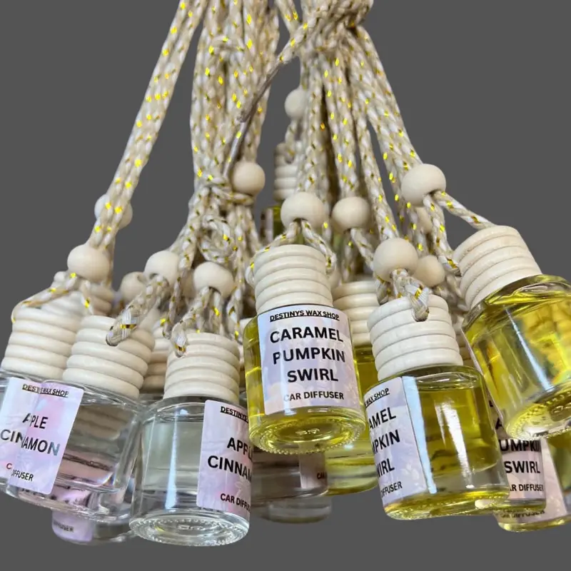 5 PACK CAR DIFFUSER BUNDLE - CAR AIR FRESHENERS - STOCKING STUFFERS - BASKET FILLERS - NON CUSTOMIZABLE