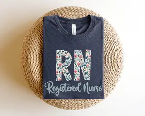 Registered Nurse Shirt for Women, RN TShirt for Registered Nurse, Nursing T-Shirt for Nurse, Gift for Registered Nurse, RN Graduation Gift Fit Top