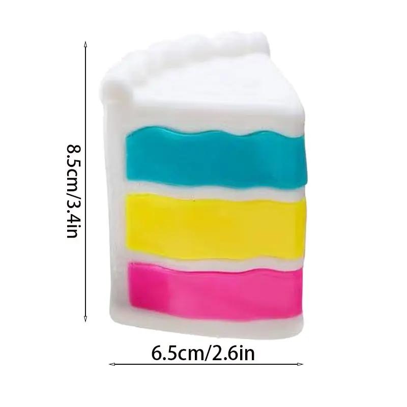 Needoh Non-Food Stress Relief Toy Squeeze Fun Two Styles Pizza Cake Mini Gift Box Sensory Plaything Ideal for Relaxing Moments