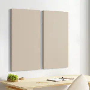 Acoustic Panel - Fabric Wrapped Single Panel, Available in Multiple Sizes & Colors, Ideal for Home Decor and Music Production