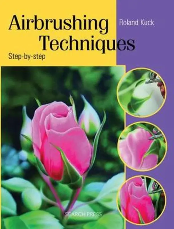 USED Book - Airbrushing Techniques: Step-By-Step by Roland Kuck (Paperback) - english