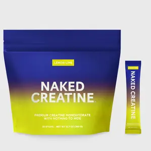 Lemon Lime Creatine Travel Packs | Naked Creatine - 30 Servings