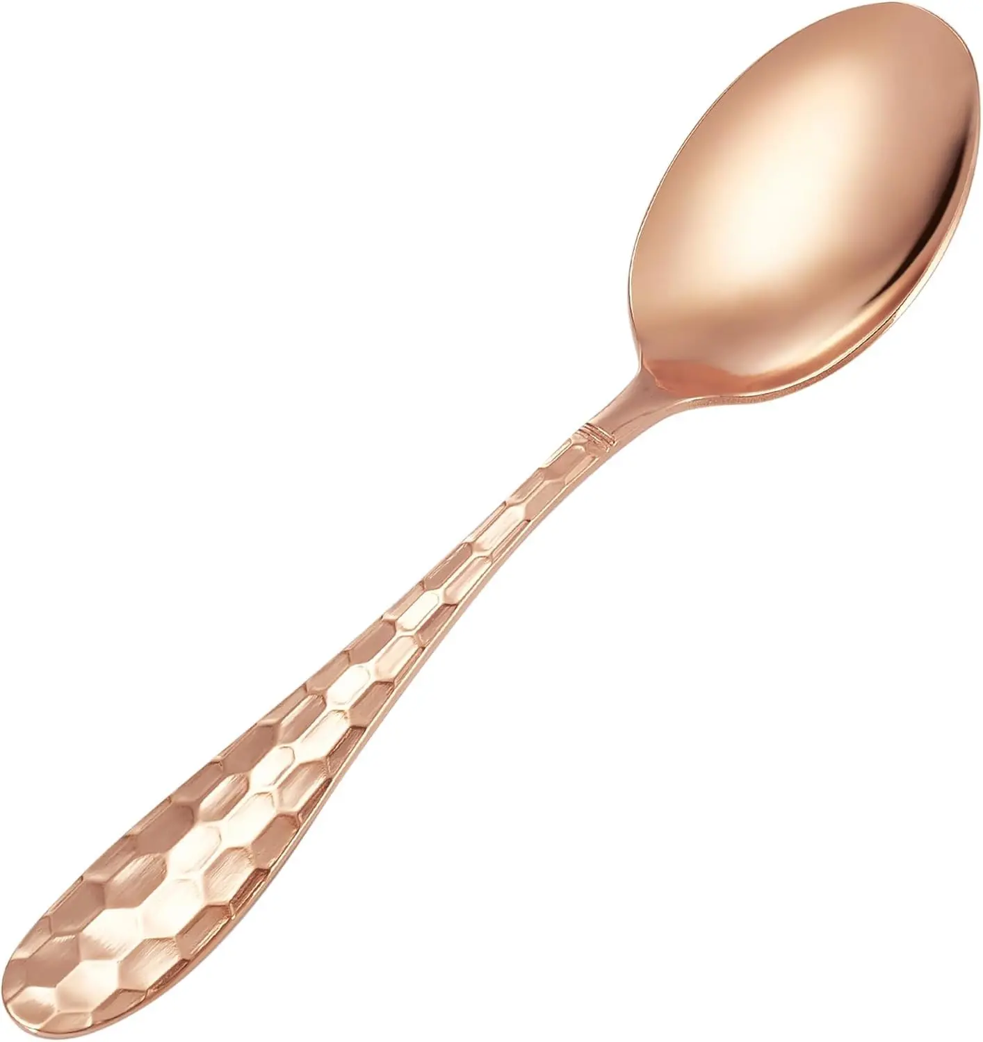 7 Inch Pure Copper Soup Spoon Fashion Flatware