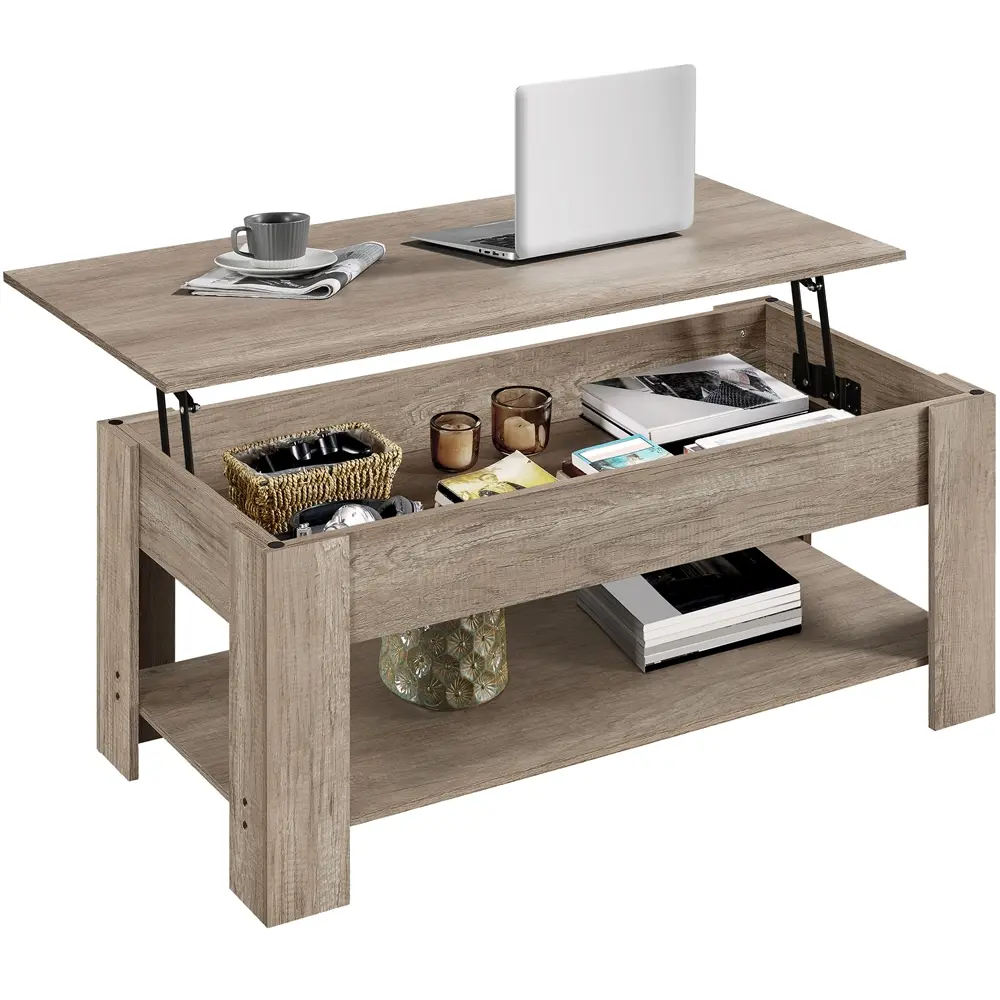 47.2" L  Gray-Open Shelf