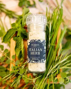 Italian Herb Salt - Classic Flavor with Rosemary Basil Oregano & Chive - Vegan Gluten-Free - Versatile Cooking Spice for Pasta Sauce & More - Handmade in Jacksonville, Florida