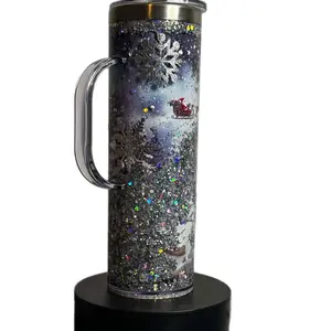Glitter Globe Tumbler 20oz Stainless Steel - Perfect for Your Drinks - Bottle, Drinkware