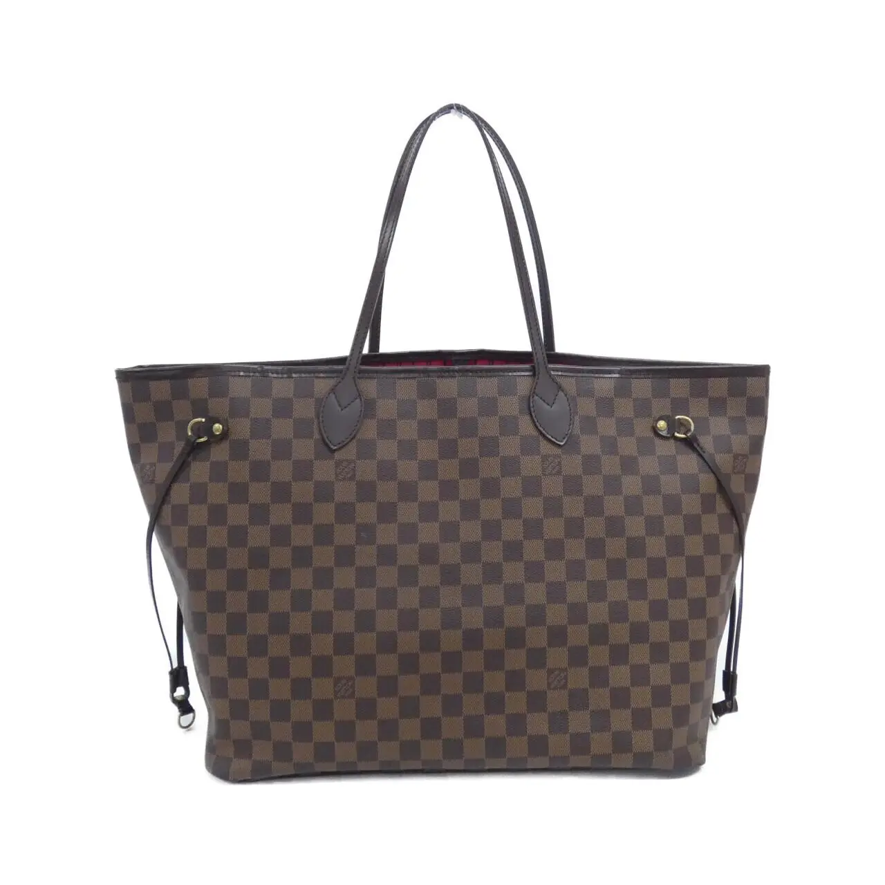 Pre-owned Louis Vuitton Canvas Tote Bags Neverfull Damier Bag