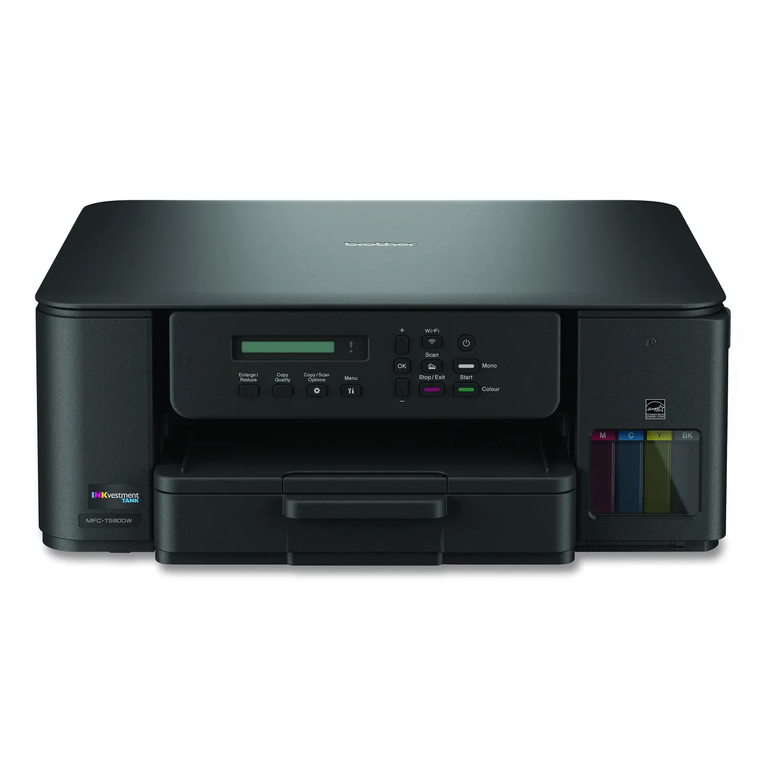 Brother MFC-T580DW Wired & Wireless INKvestment Tank Inkjet Multifunction Printer Color MFCT580DW