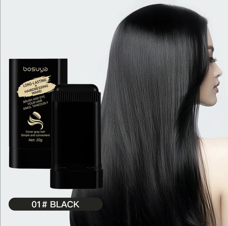 Bosuya Ultimate Hair Dye Comb 20ml Waterproof Disposable Gentle Application Fast Replenishment Long Lasting Color Does Not Fall Out Haircare Blonde Highlights 01#Black Moisture Salon