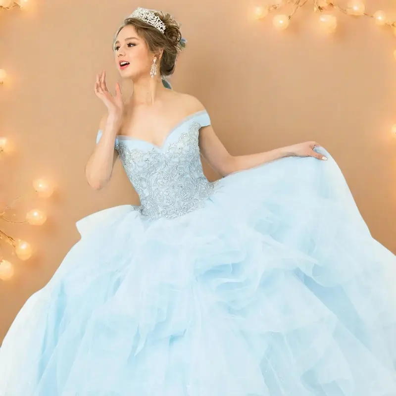 baby blue quince dresses - TikTok Shop