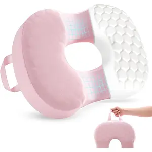 Portable Donut Pillow, Doughnut Pillow for  , Non-Slip Removable Cover,  Cushion for  & , Memory  Seat Cushion,