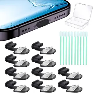 10-Pack USB C Dust Plugs, Dust Cover for Phone  Port, Secure Fit Type C Port Cover Cap for  15 16 17 Air/Pro/Max