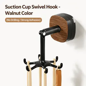 Multi-Purpose Rotating Suction Wall Hook – Damage-Free Storage for Kitchen Utensils, Towels, and Household Items