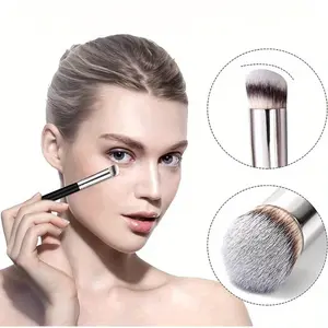 Round Head Concealer Brush, Seamless Makeup Foundation Brush, Precision Applicator for Flawless Coverage, Ideal for Daily Use