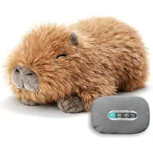 20" |   4 Pounds Capybara Weighted Stuffed Animals with Removable Unscented Microwavable Pouch, Cute Coolable Warmable Weighted Plush Gift for Kids & Adults