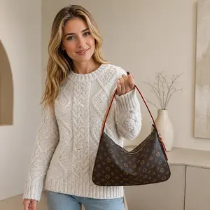 Slouchy Vintage Printed Hobo Bag Large Vegan Leather Commuter Tote for Women,summervibes