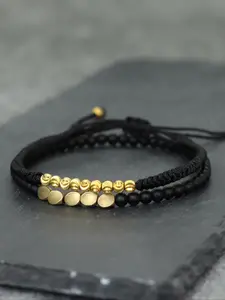 Unisex Minimalist Braided Bracelet, Fashionable Artificial Zircon Decor Bracelet for Party, Daily Decor, Trendy All-match & Exquisite Jewelry for Birthday Gift, Stackable Bracelets, Adjustable Slider Bracelets