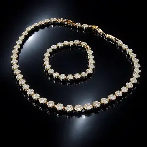 Beautiful flowers tennis set