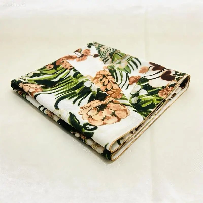 Women's Garden Green Chiffon Hijab