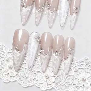 Nails Durable Handmade Press On Nails with Unique Design & Handcrafted Craftsmanship for Quick Stylish Update