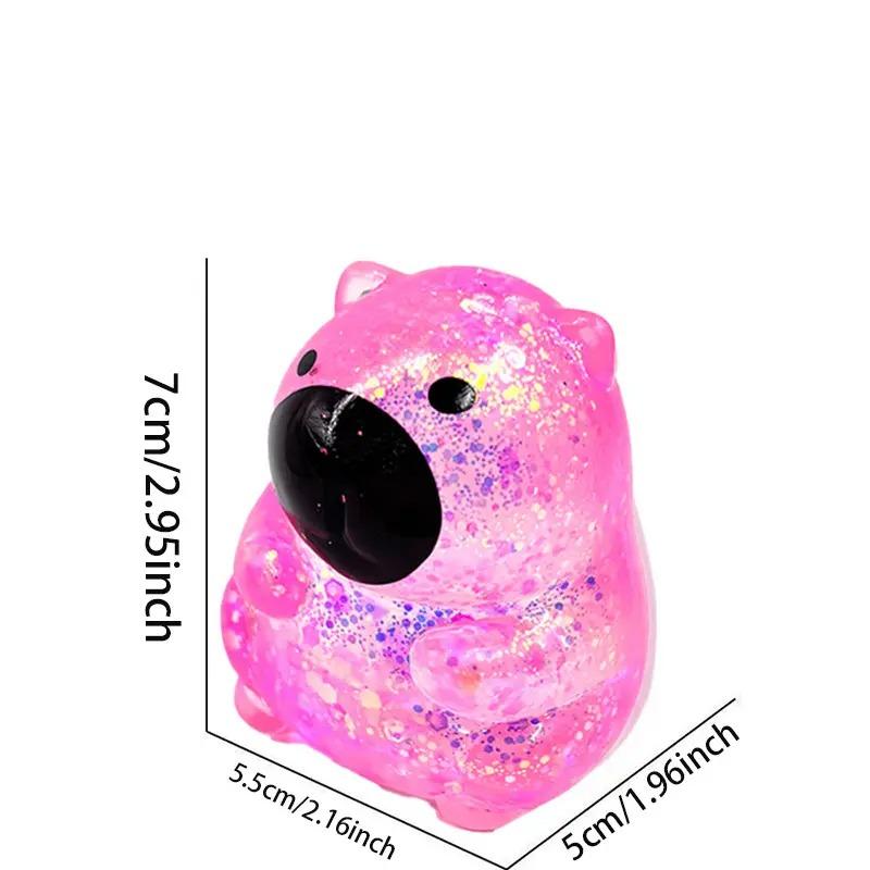 Capybara squishy toys, Stress balls, Soft Squeeze Fidget for Anxiety, Sensory Decompression Toy for Kids & Adults