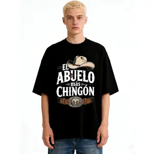 Abuelo Mas Chingon T-Shirt Cotton Crew Neck Short Sleeve Casual Classic Graphic Tee for Men Comfortable Versatile Everyday Wear