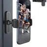 EphemeralLuxe Universal Magnetic Cellphone Mount System, N52 Magnet Portable Mobile Holder, 360° Rotatable Adjustable Compact Metal Stand for iPhone 16/15/14/13/12 Series Gym Users & Golf Cart Use