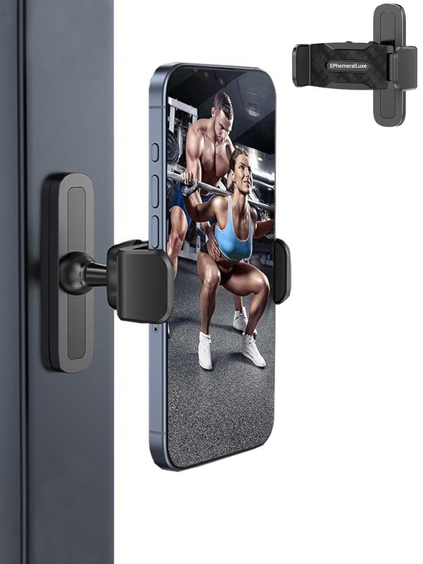 Gym Magnetic Phone Mount, 360° Adjustable Magnetic Phone Holder Attach ...