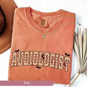 Comfort Colors Halloween Audiologist Shirt, Audiologist Shirt, Audiologist Graphic Tees, ENT Doctor Halloween Shirt, Halloween Gift