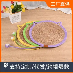 All-Season Cat Scratching Mat Durable Cat Scratching Board Pet Supplies Self-Entertainment Ball Cotton Rope Woven Pet Sleeping Mat