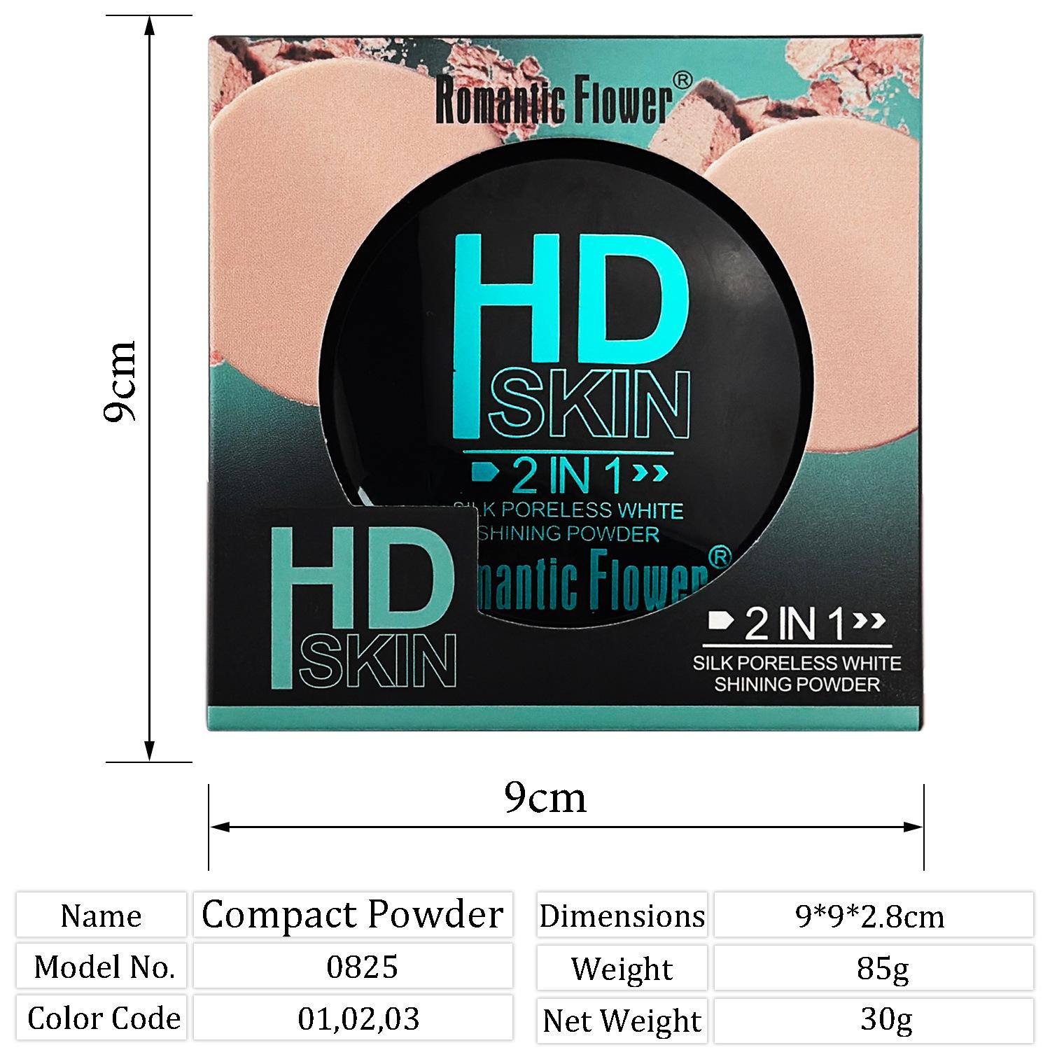 2-Layer Pressed Powder Foundation with Powder Puff – Full Coverage Soft Matte Makeup Powder, Oil Control & Waterproof Long-Lasting Concealer, Dark Spot Correction, Lightweight Flawless Finish for All Skin Types