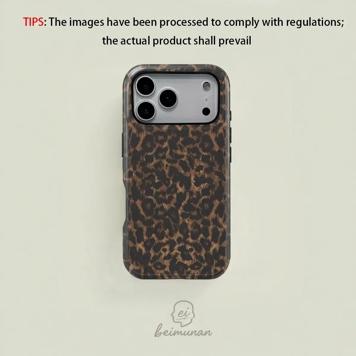 Retro Brown & Black Leopard Print 2-in-1 MagSafe-Compatible Plastic Cellphone Cover, Personalized Accessories with MagSafe Popsocket - Gift-Ready Case for iPhone 17/16/15/14/13/12/11 Pro Max/Plus/Pro - Back to School Birthday Gift