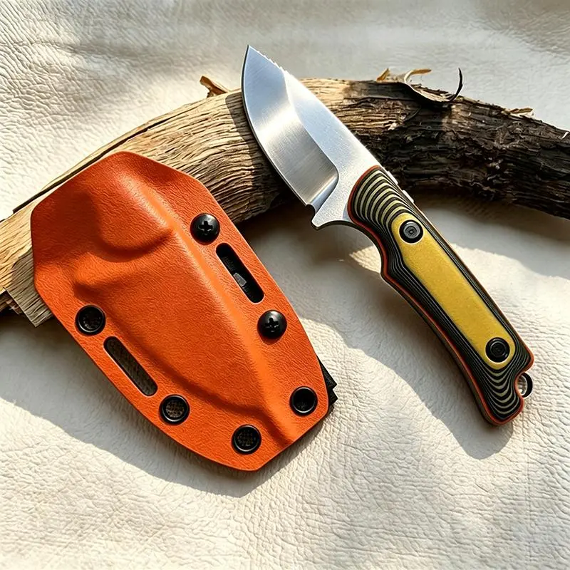 S90V Steel Folding Pocket Knife with G10 Ergonomic Handle & Titanium Pocket Clip | Everyday Carry Outdoor Tool for Daily Tasks