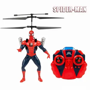 Multi-IP Licensed RC Flying Figure Helicopter 2CH – Marvel, DC & SEGA Characters, LED Lights, Gyro Stabilization, Kids Ages 6+, Battery Not Included