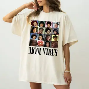 90’S Mom Vibes T Shirt, Funny Mom Sweatshirt, Retro Mother Hoodie, Mom Life Tee, Mother's Day Gift, Unisex Sweater Pullover Tee