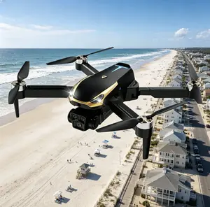 Latest M8 Pro 2026 Drone, 4K EIS Clear Aerial Camera, GPS Flight Positioning, Stable Floating Mode, One-Click Auto Return, Brushless Motor, Easy for New Players