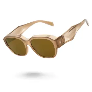 Meeloog Polarized Small Fit Over Glasses Sunglasses for Women, Vintage Retro Rectangle Covers Shades UV Protection ST0064 for Small Face