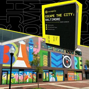 Outdoor Escape Room - Baltimore - Inner Harbor - Find Clues & Solve Puzzles - Escapely