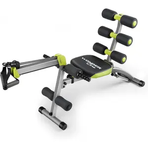 Total  gym Machine, Ab Workout Equipment, Adjustable Ab Machine for Stomach Workout, Sit Up Exercise Equipment for  Workouts, Abdominal Trainer, Ab Lounger Exercise Chair home gym