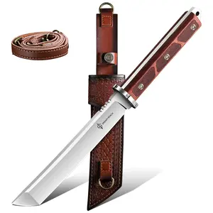 DREAM REACH Outdoor Knife with Sheath, Practical Tool for Camping, Ideal Gift for Men.