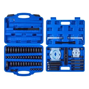 VEVOR Bearing Press Kit, 52+14 Pcs, 2 in 1 Bushing Driver Tool & Bearing Press Kit, Race and Seal Driver Set with 49 Bushings, Separators and Jaws, Heavy Duty Removal Installation Tool Set with Case, All-In-One Tool Kits