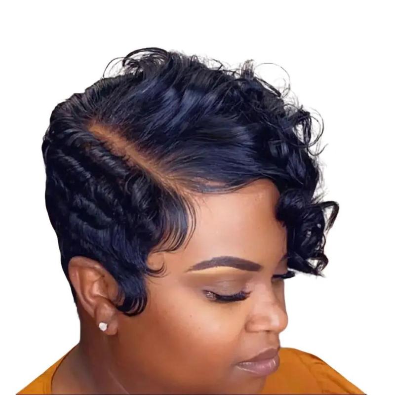 Ti amo Pixie Cut 100% Human Hair Wig - Short and Chic