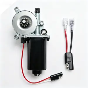 Replacement RV Awning Motor 12V DC, Compatible with Solera Power Awnings, 373566 266149 Direct Fit, Easy Install, Heavy Duty, Reliable Replacement for RV Camper Trailer