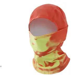 masks ski Temperature breathing color change headgear outdoor cycling mask gradual change color difference fashion headgear thermal induction mask new personality Printed UV Protection Ski Mask balaclava filter