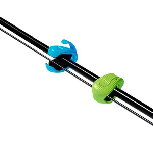 6 Pack Fishing Rod Holder Clips - Portable Multifunctional Rod Straps Fasteners for Lure Rod Storage & Protection