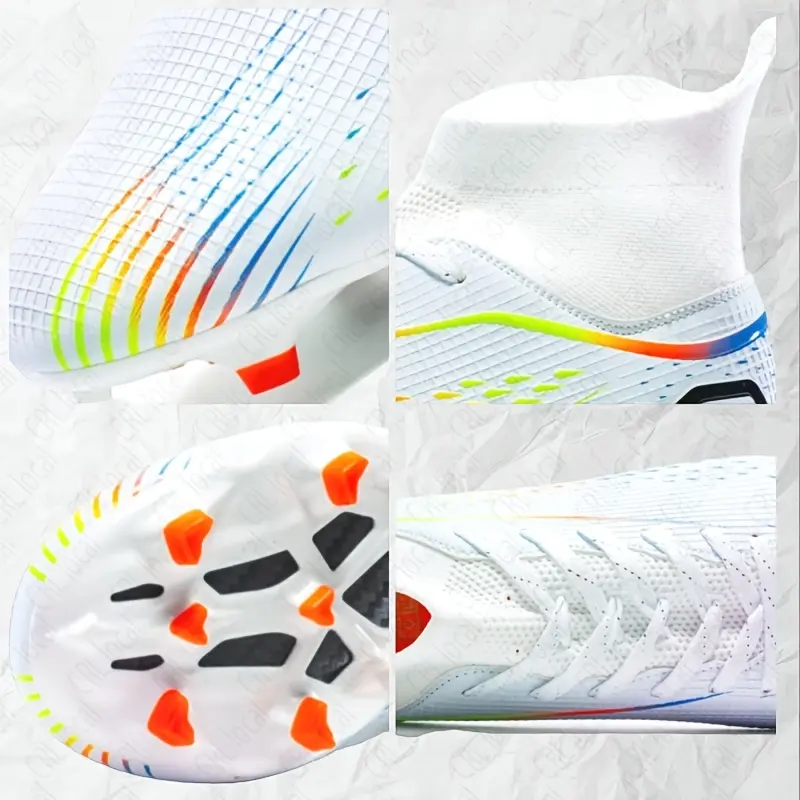 Professional Men & Women's Non-Slip Soccer Shoes - Lightweight Breathable PU Upper with EVA Cushioning, TPU Sole & Lace-Up Closure for Training, Competitions, Indoor/Outdoor Sports, Outdoor Football Shoes | Modern Sneakers | Durable Football Shoes