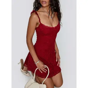 Beacall Mini Dress Red